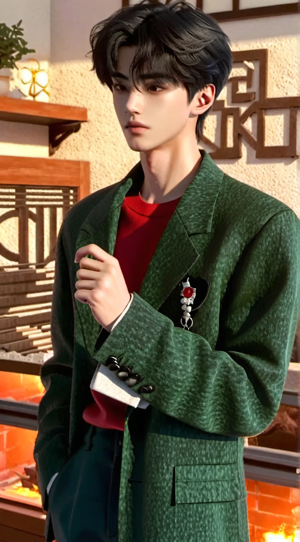 ai character: ChanYeol background