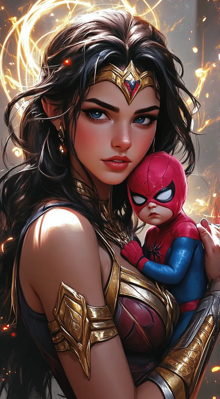 ai character: Wonder Woman  background