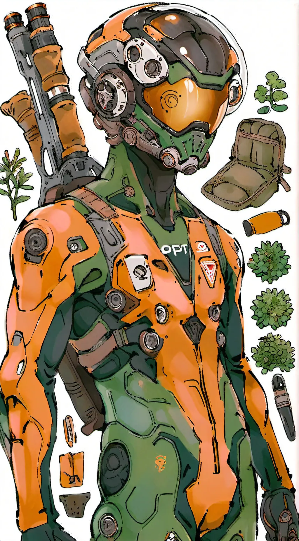 ai character: Master chief background