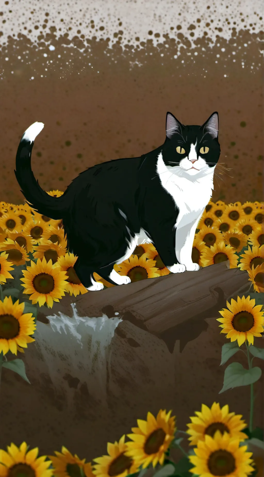 ai character: ~Sunflower~ background