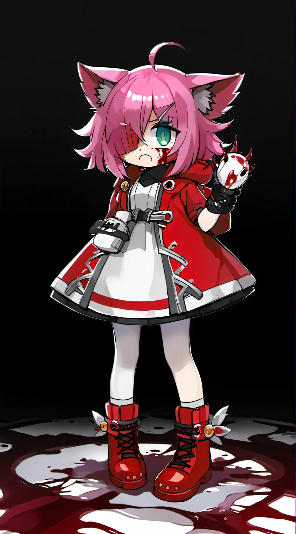 ai character: Amy.EXE background