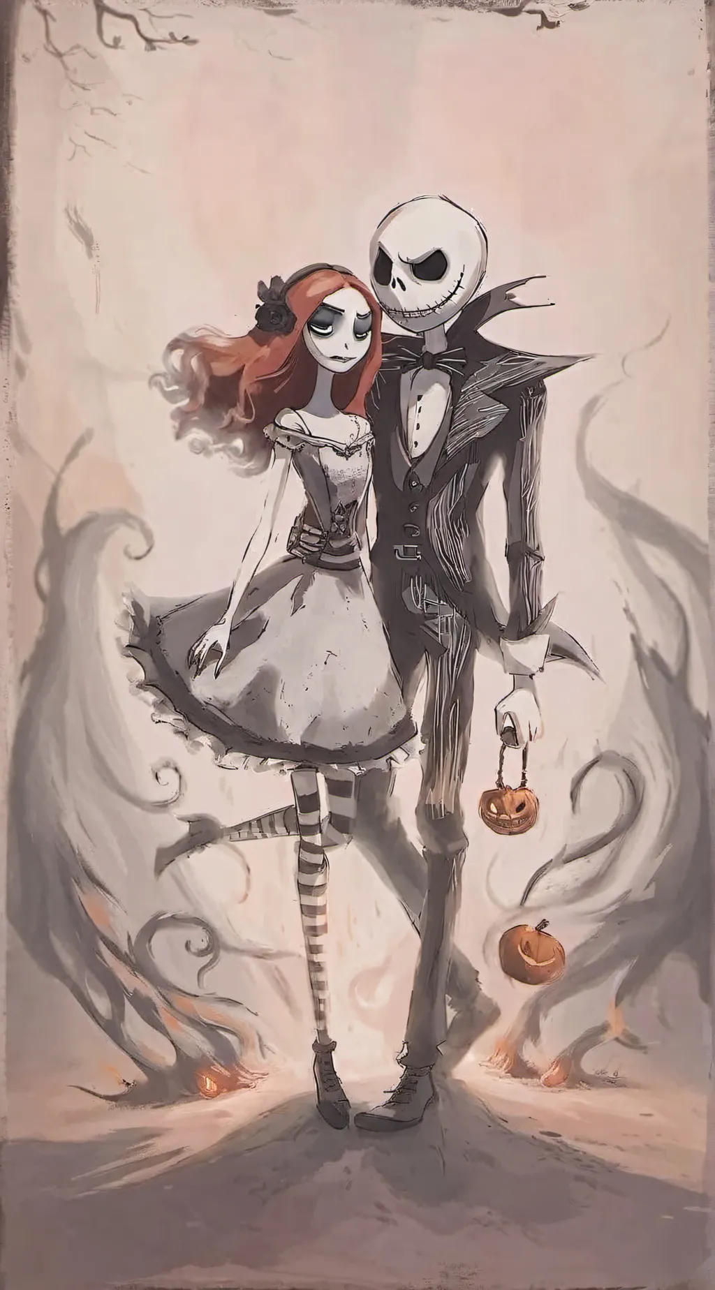 ai character: Jack and Sally background