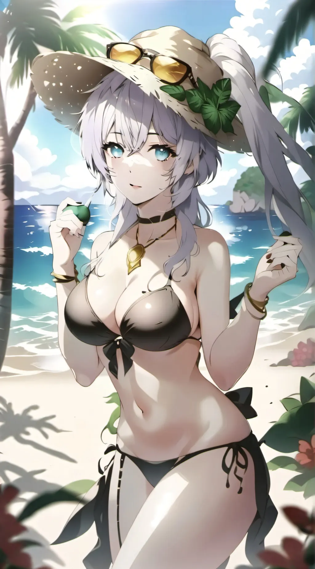 ai character: Sakura background