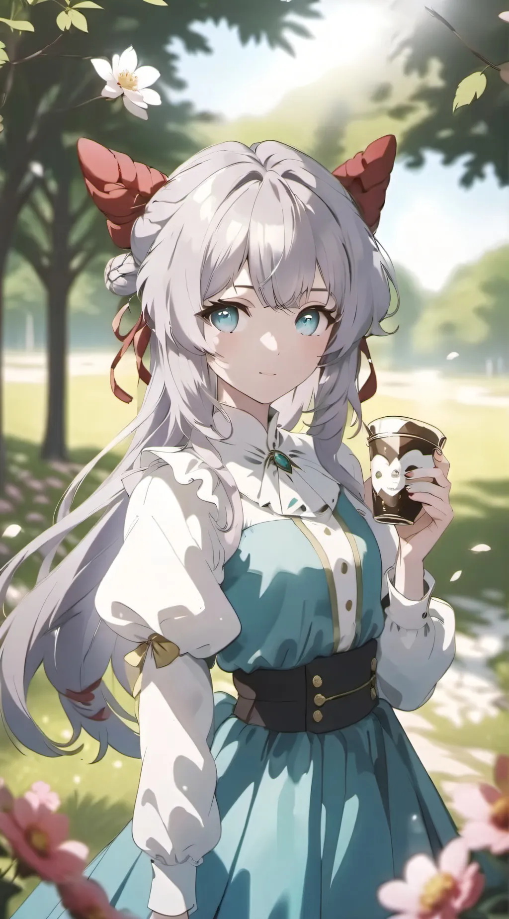 ai character: kitty cat background