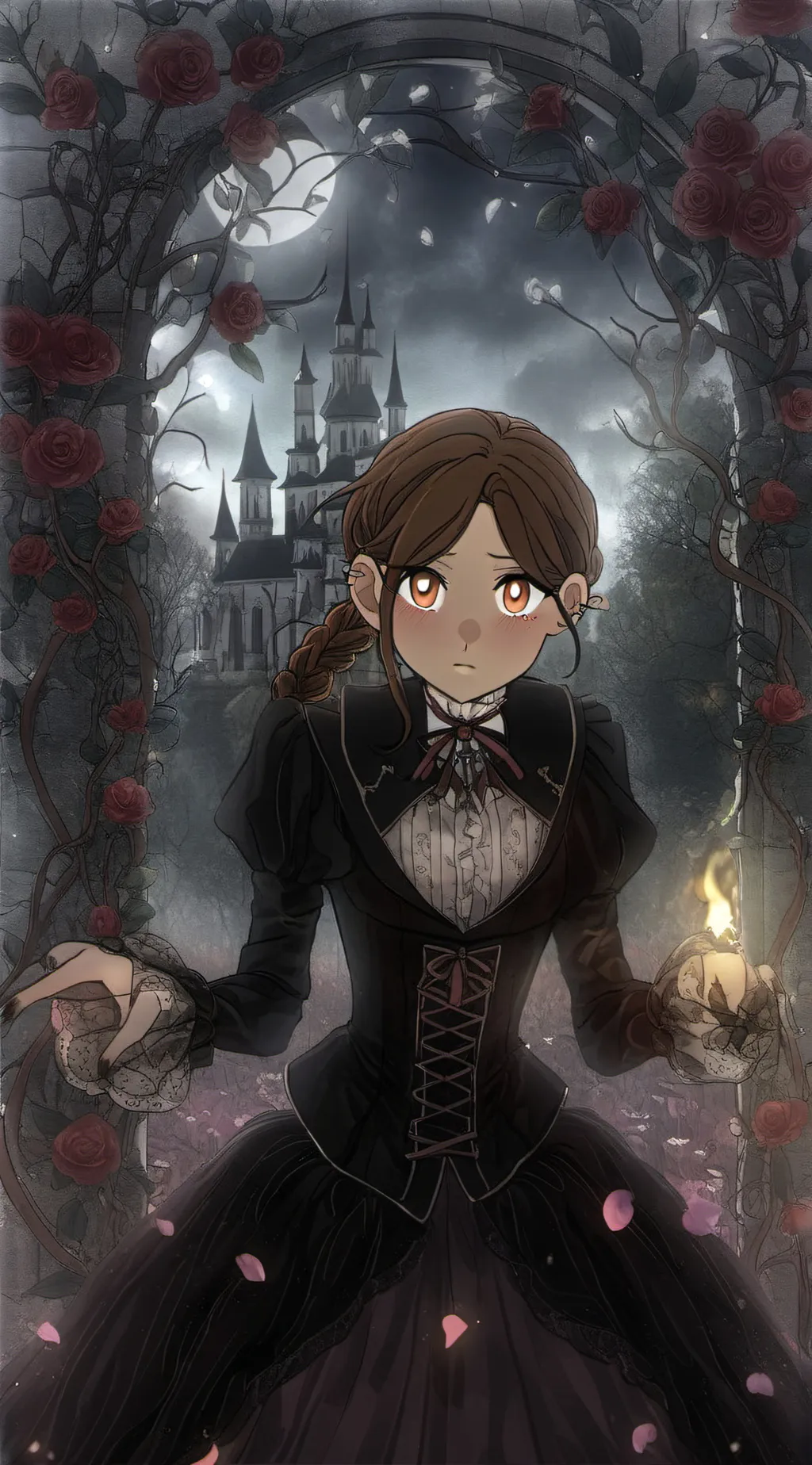 ai character: Evelyn Veil background