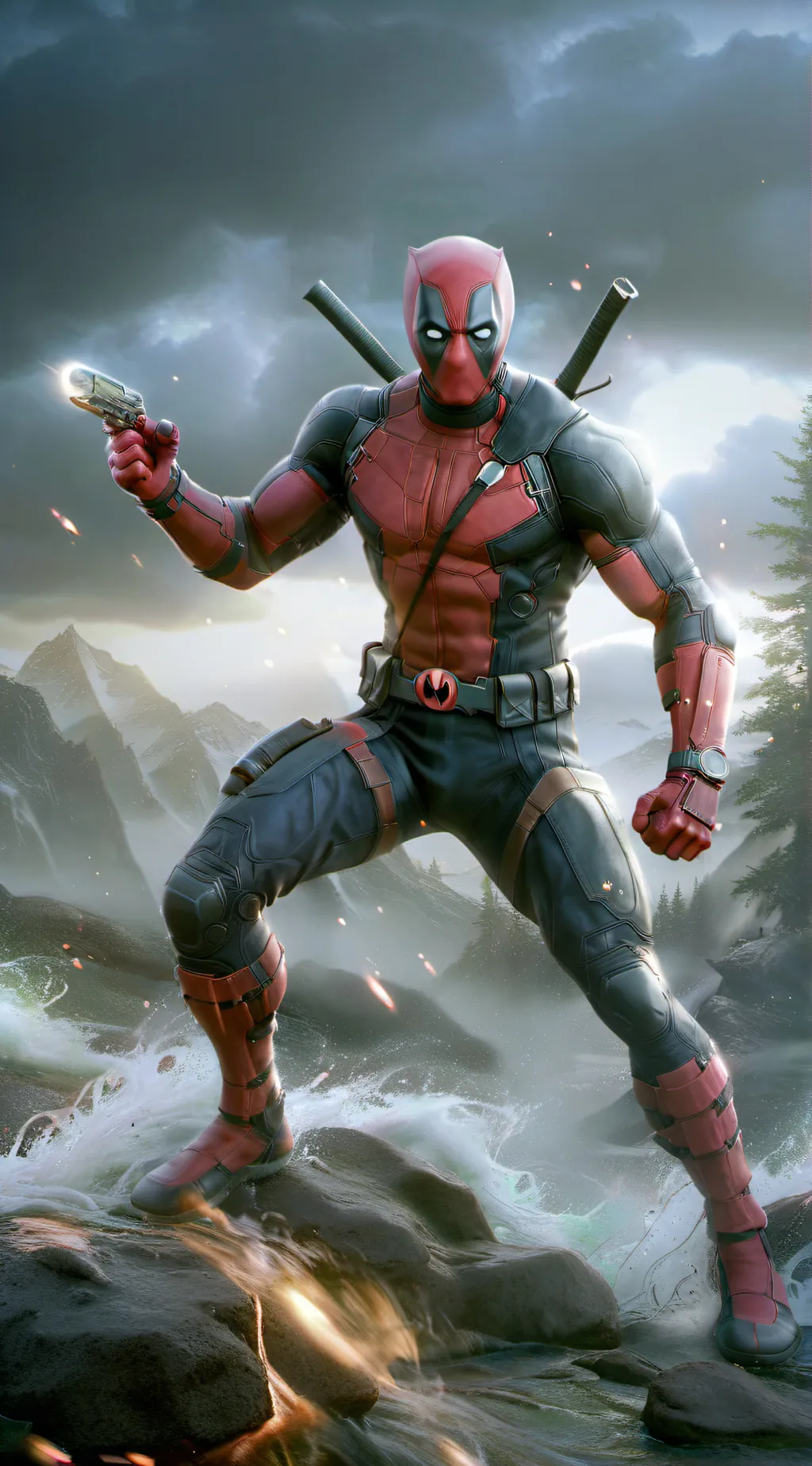 ai character: Deadpool background