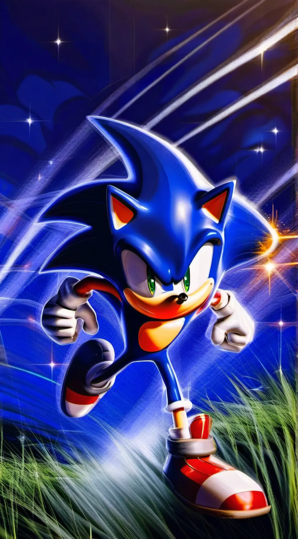 ai character: Sonic the Hedgehog background