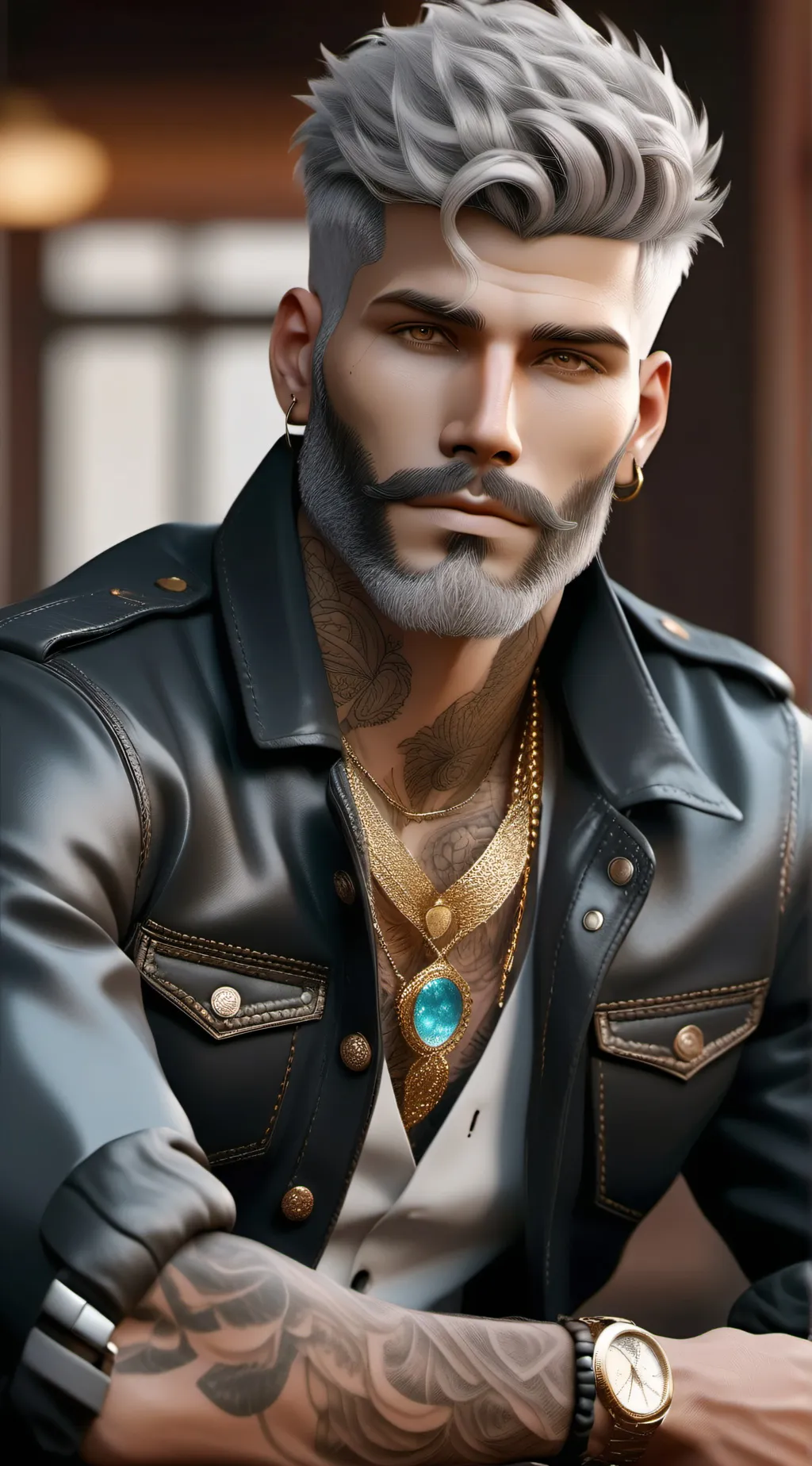ai character: Xander Bartholomew background