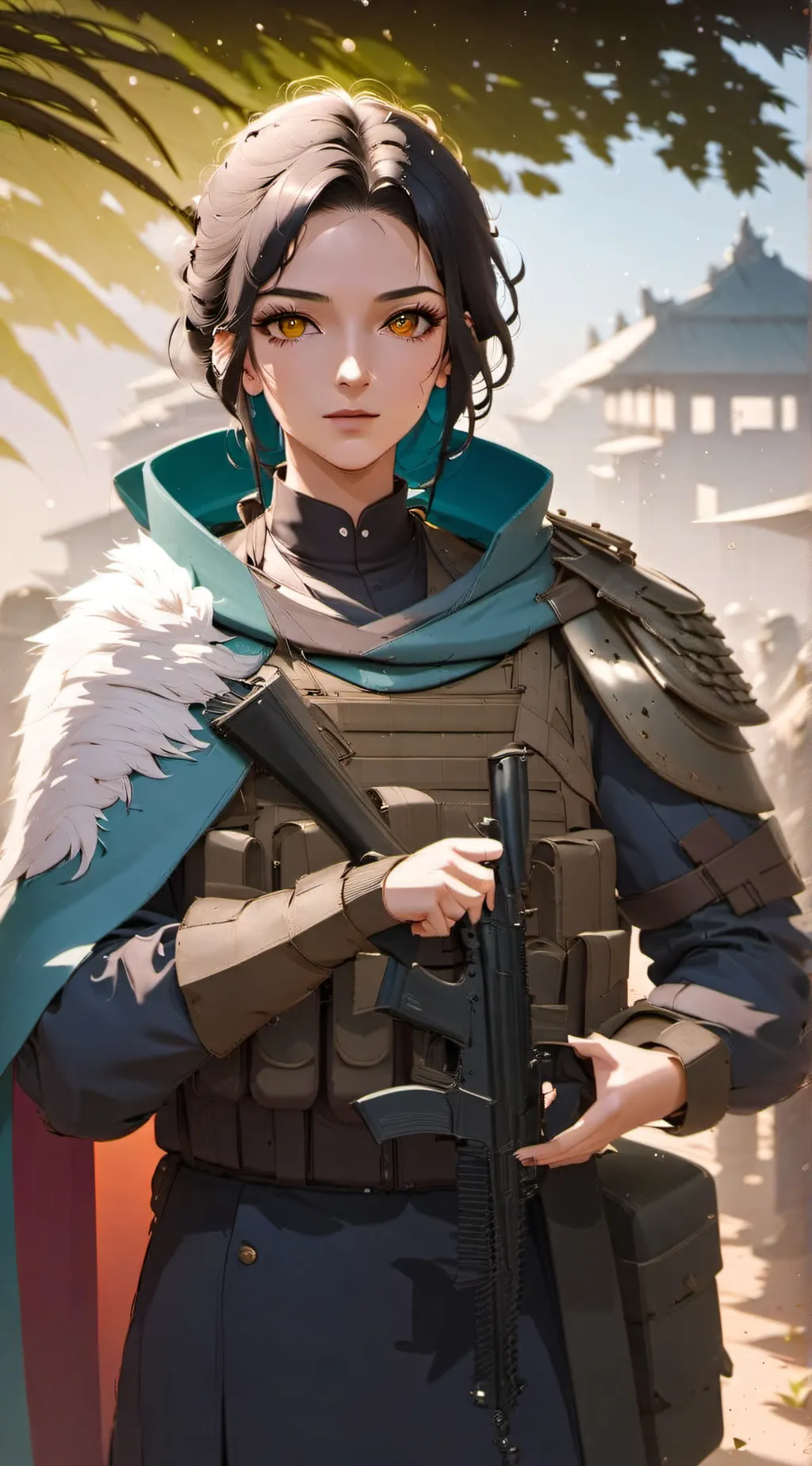 ai character: Vitória background