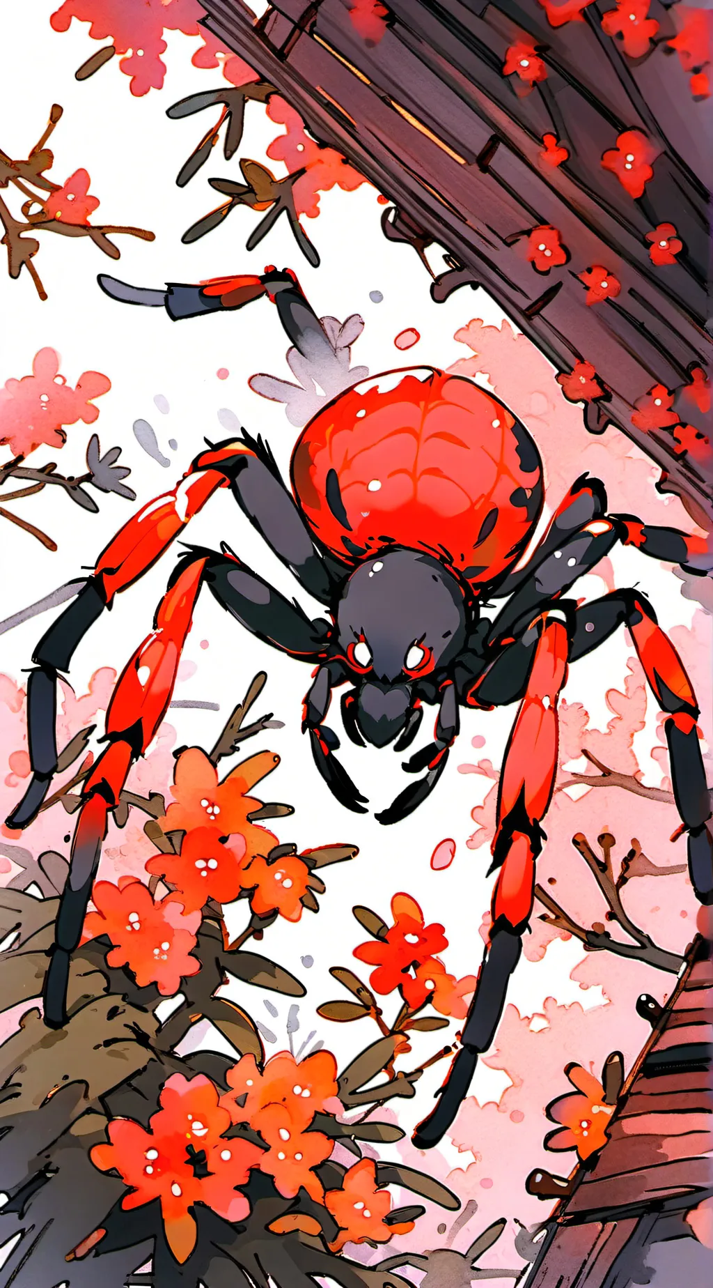 ai character: Giant Spider background