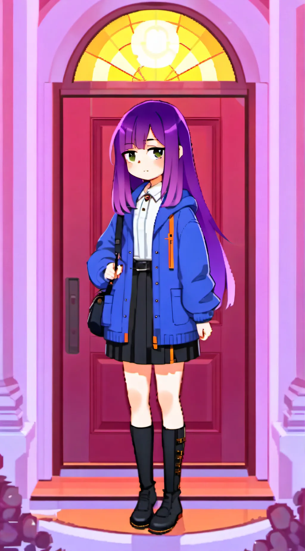 ai character: Pinkamina background