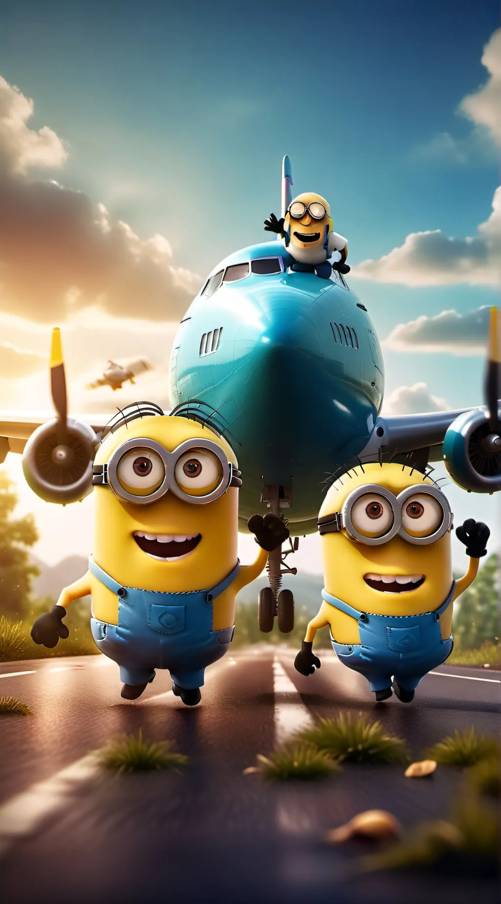 ai character: aviation minion background