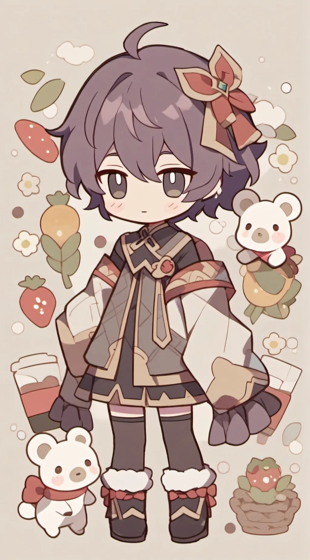 ai character: Zander (Demon AU) background