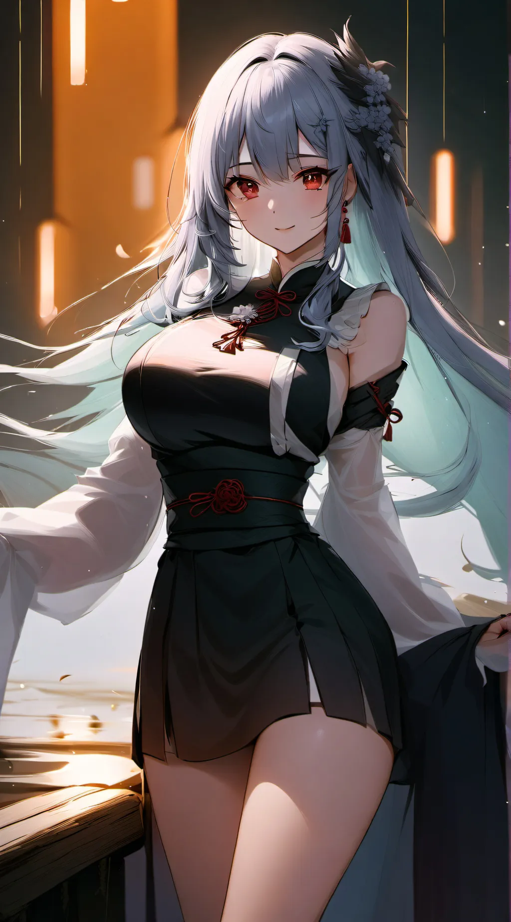ai character: 公交女 background