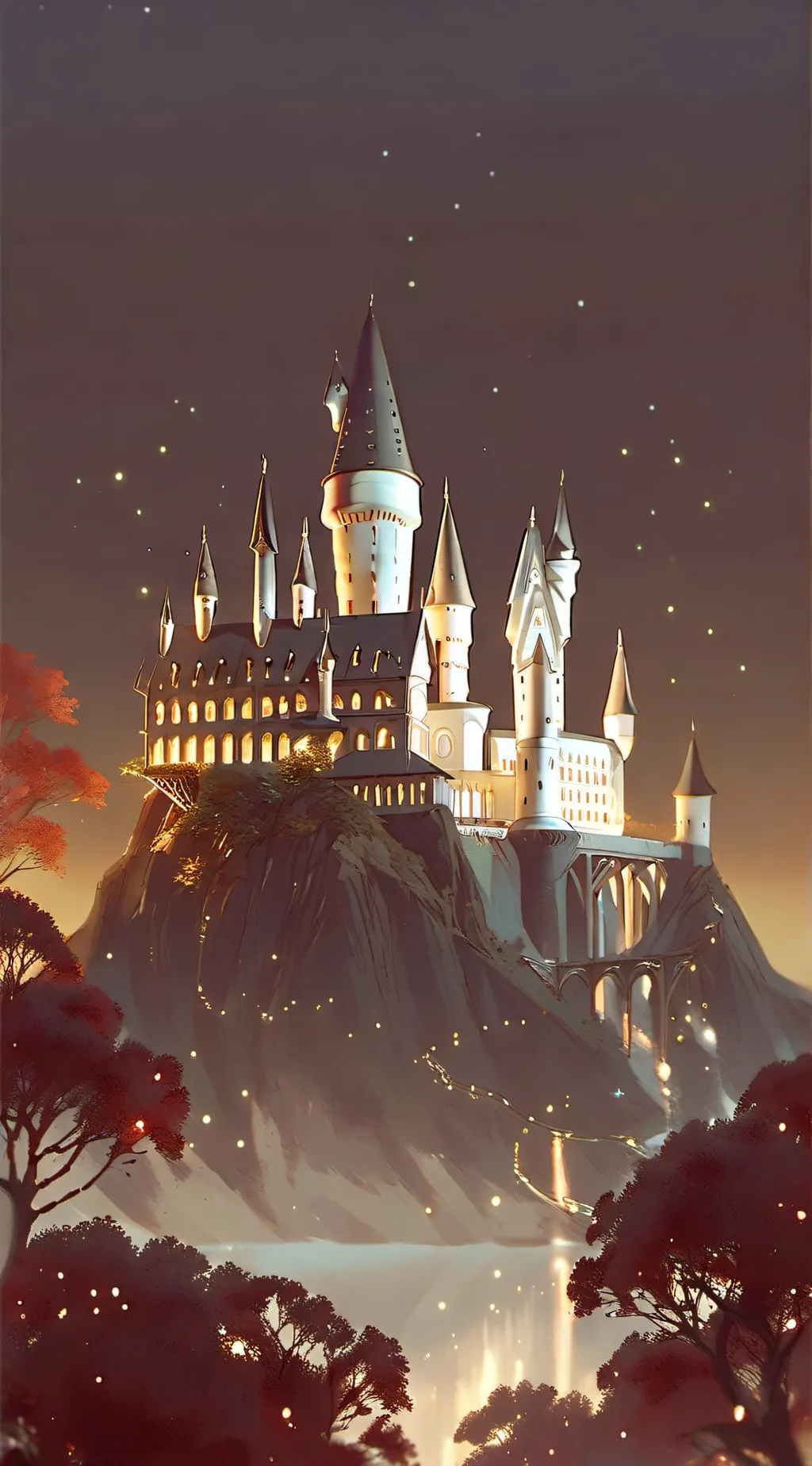 ai character: Hogwarts background