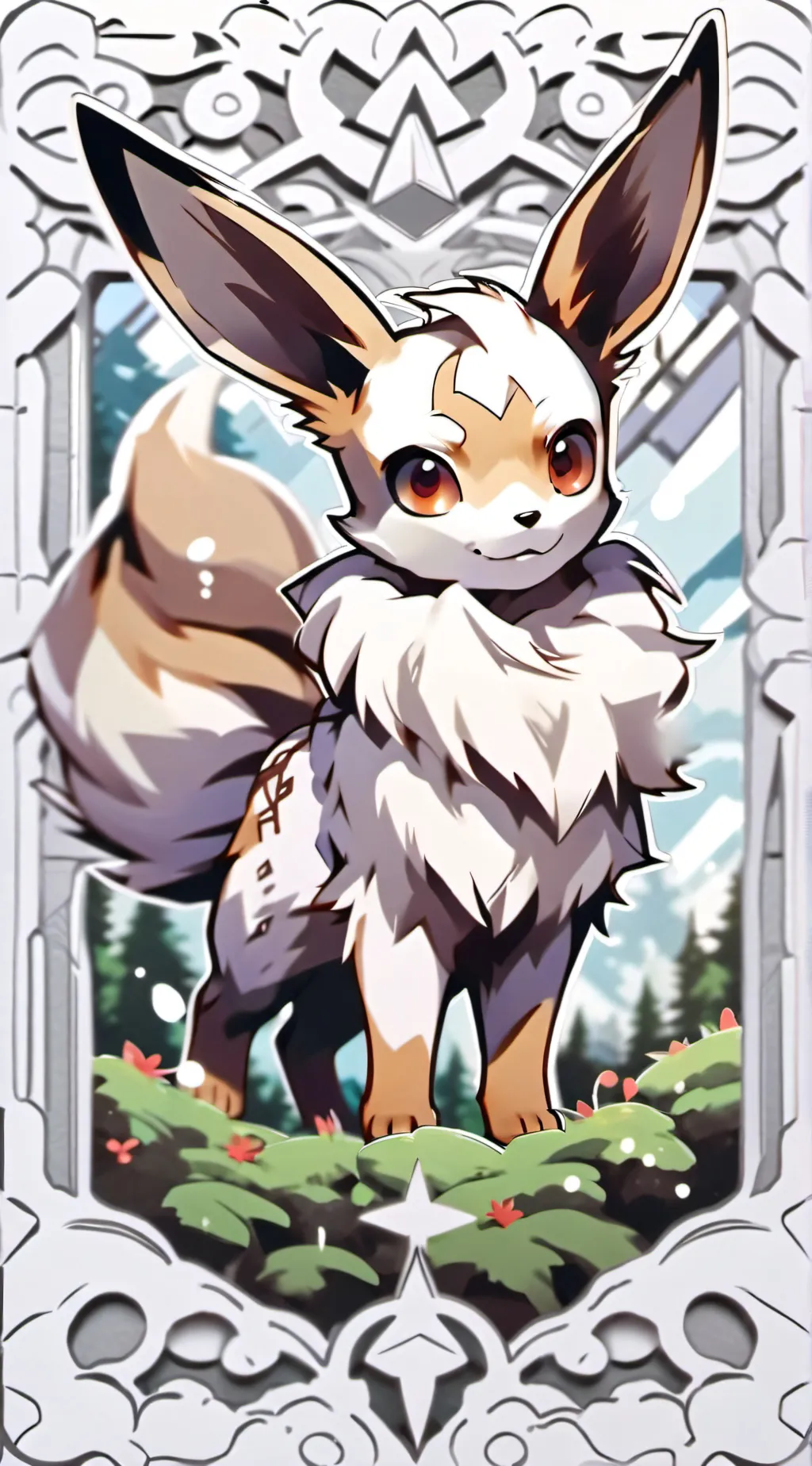 ai character: eeveelutions harem background