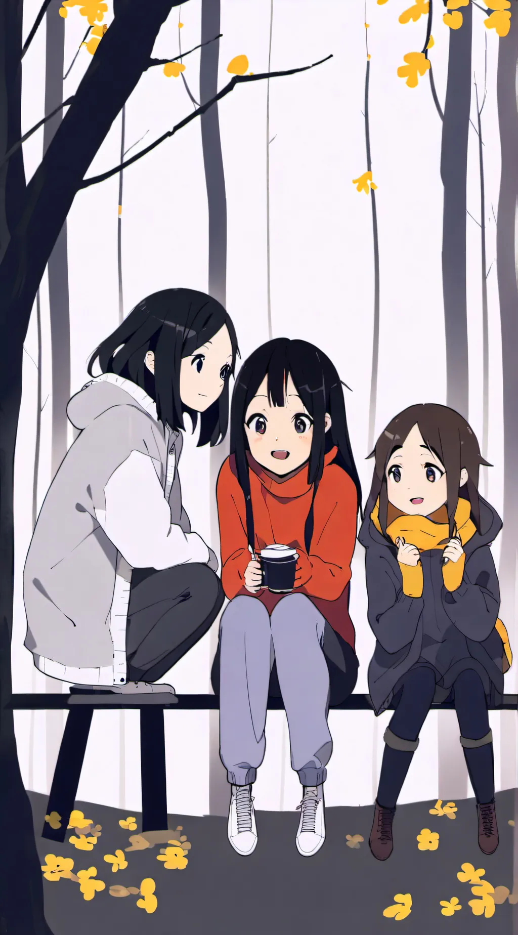 ai character: lia, Gabby, lola background