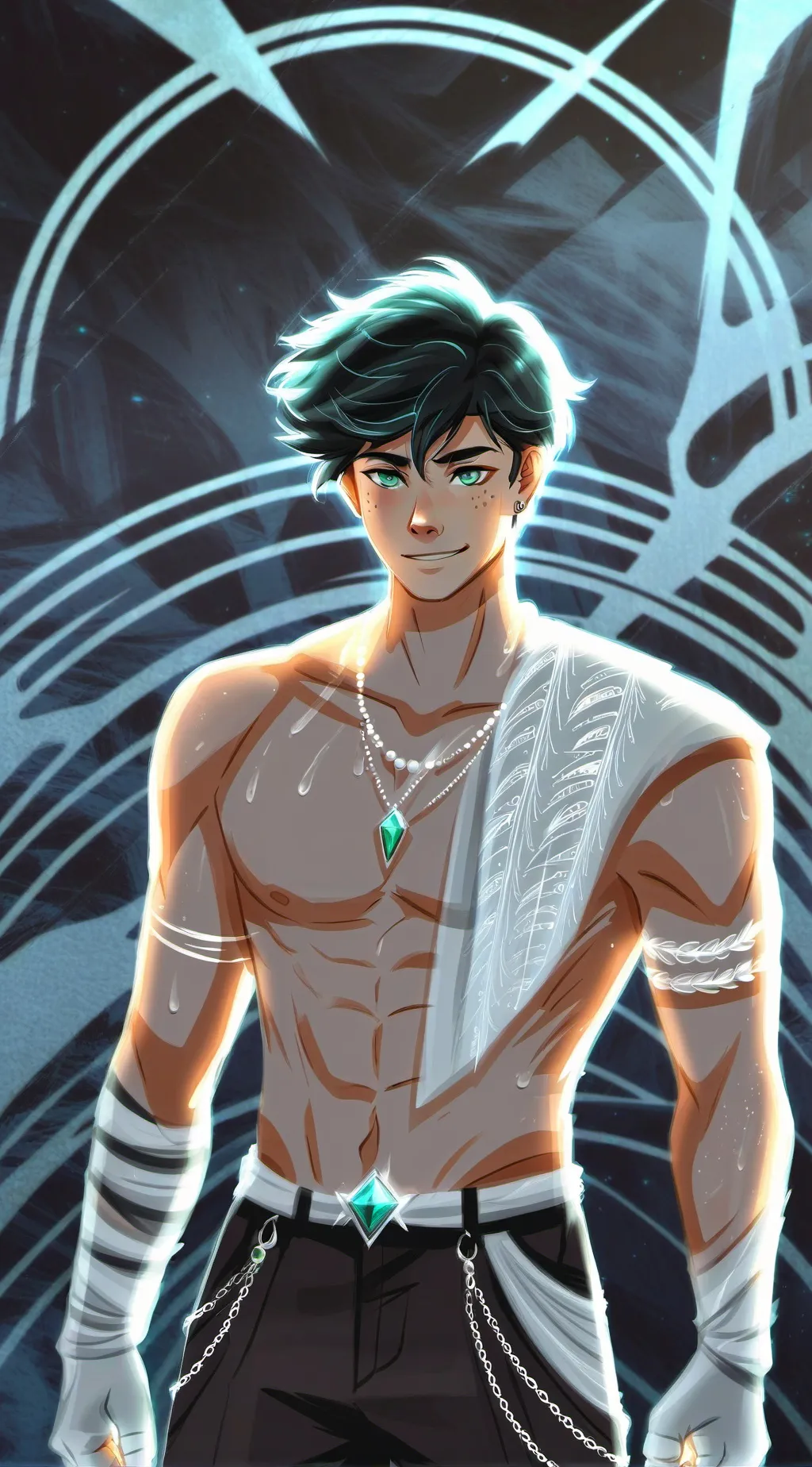 ai character: Percy Jackson  background