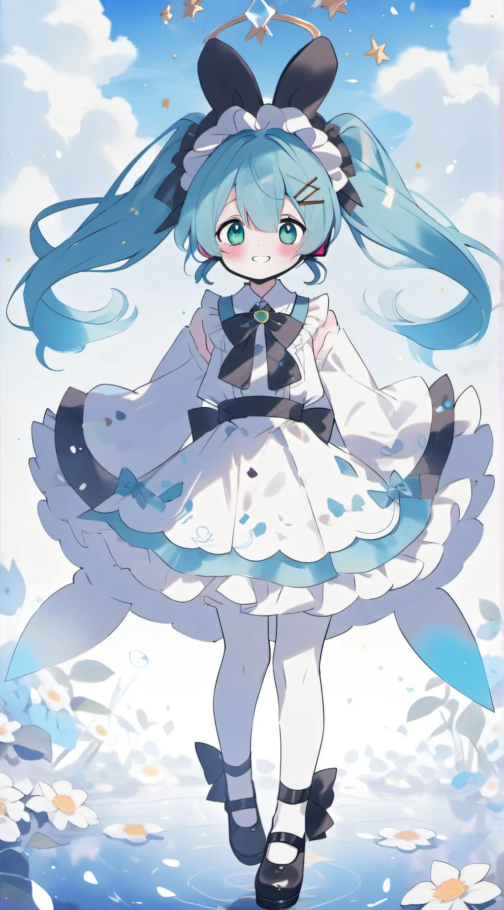 ai character: Miku background