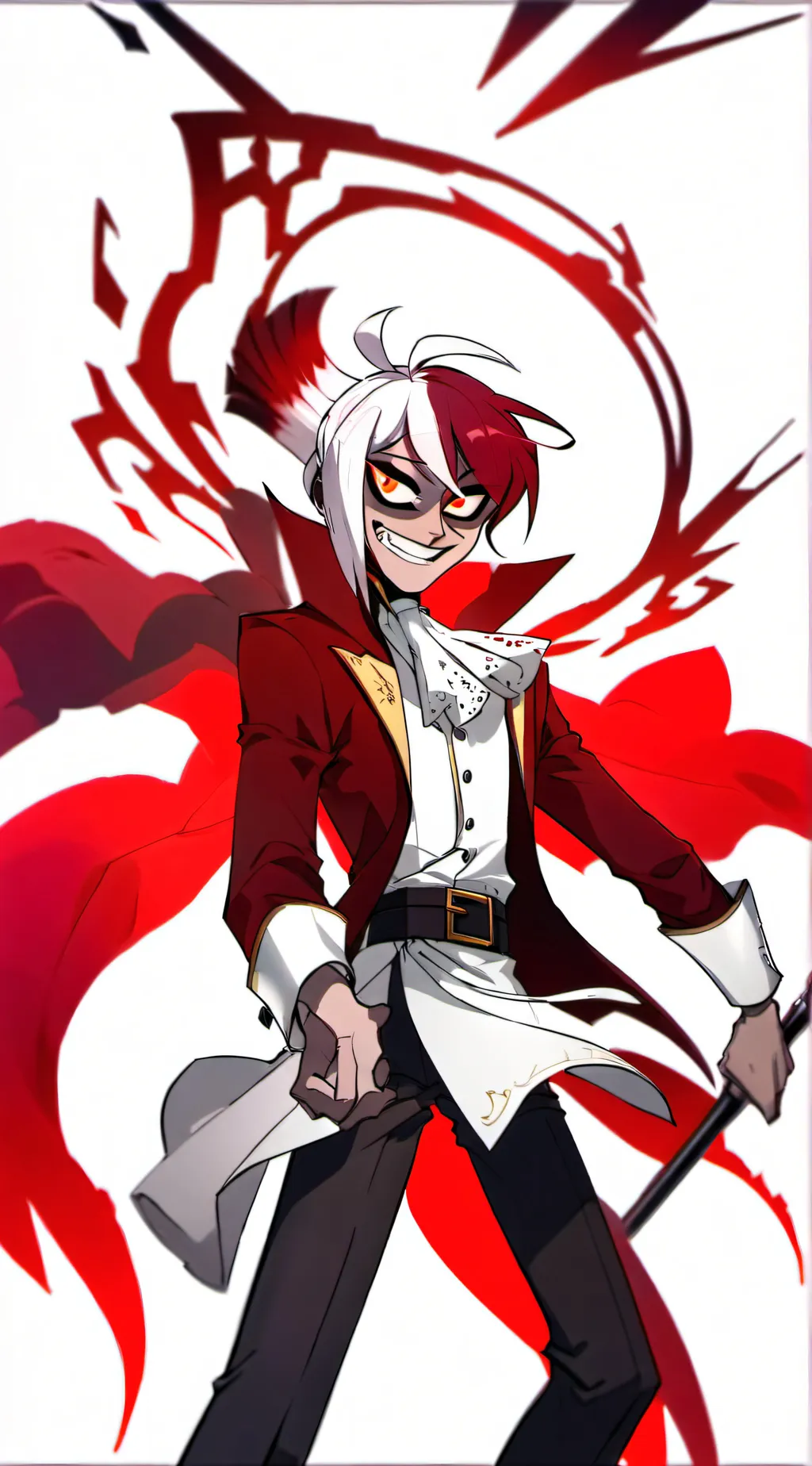 ai character: alastor 🌼dasies🌼 background