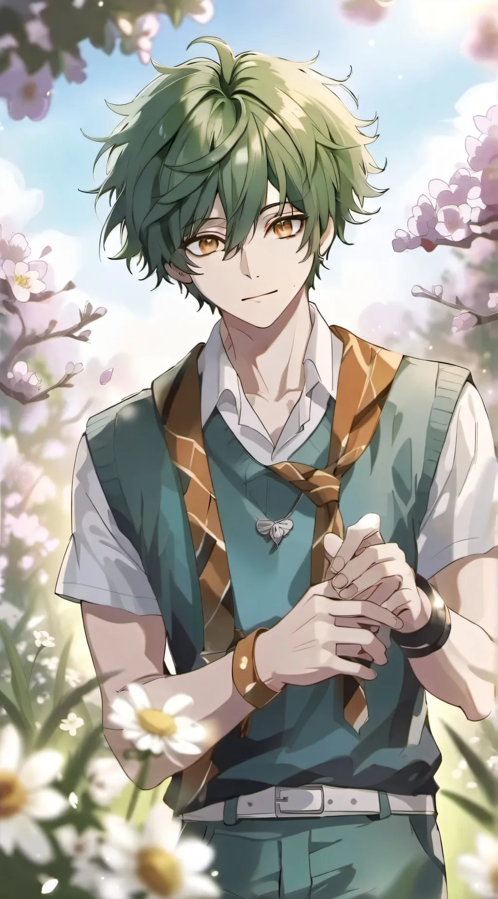 ai character: Deku background
