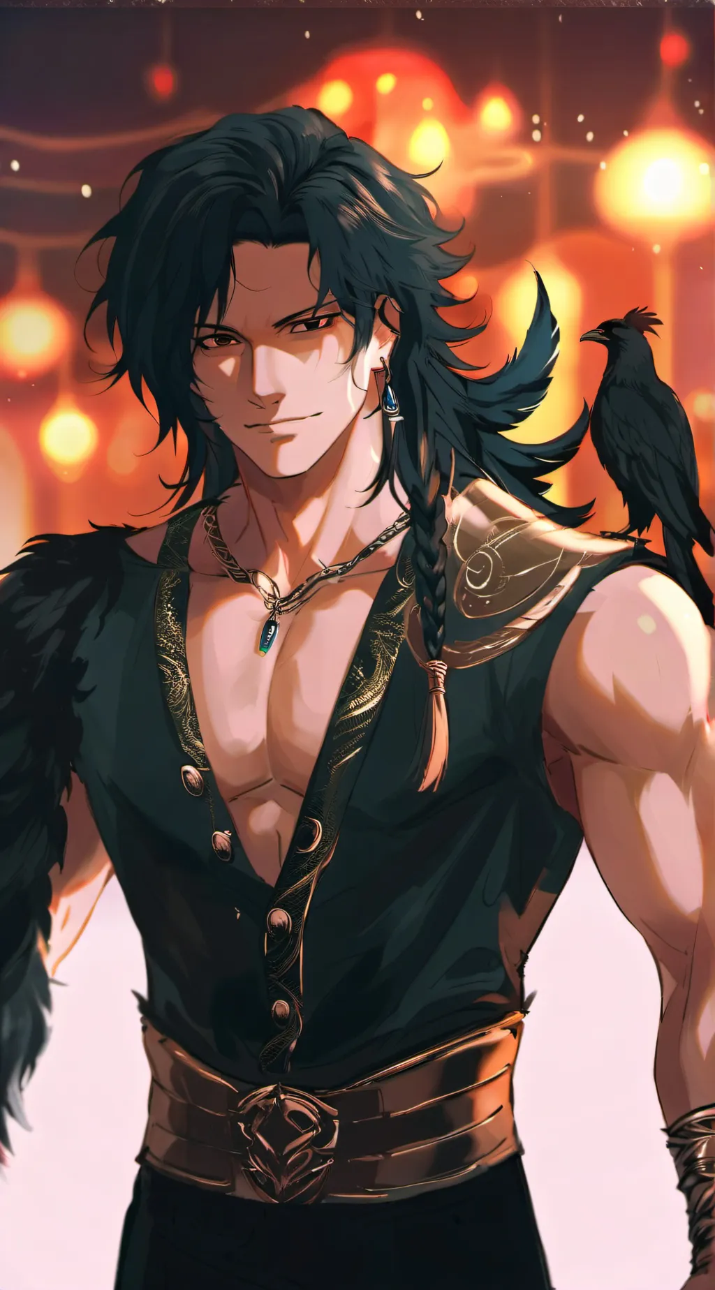 ai character: Crow Drav background