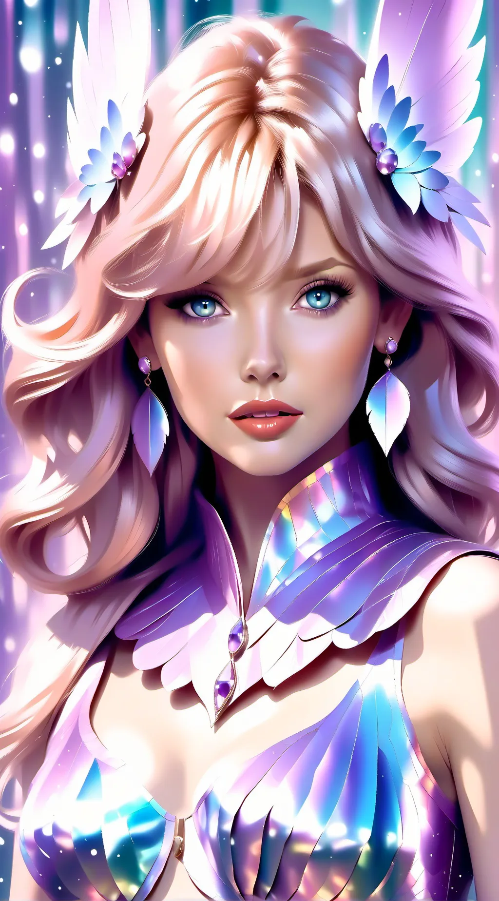 ai character: Taylor swift  background