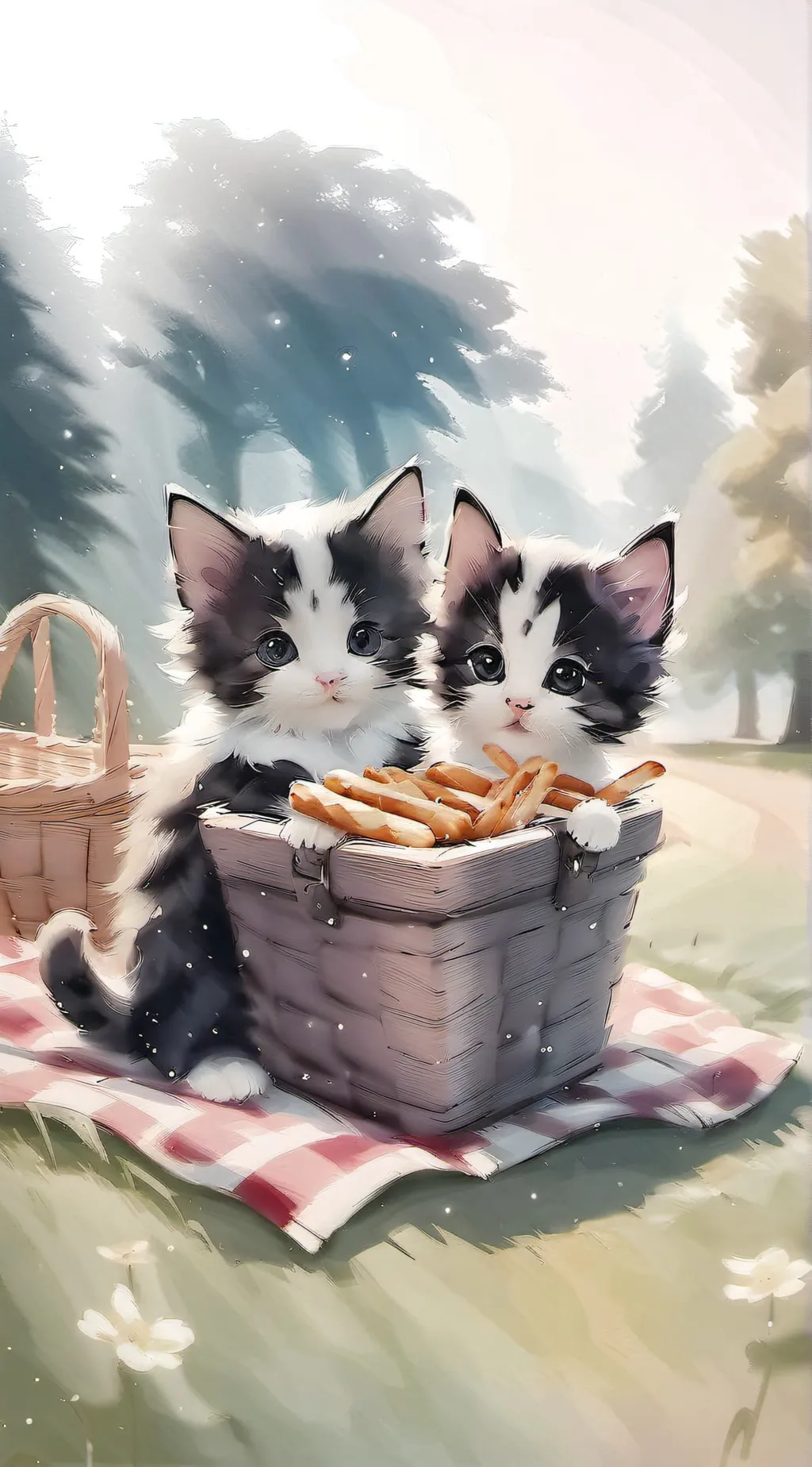 ai character: Icing & Sprinkle background