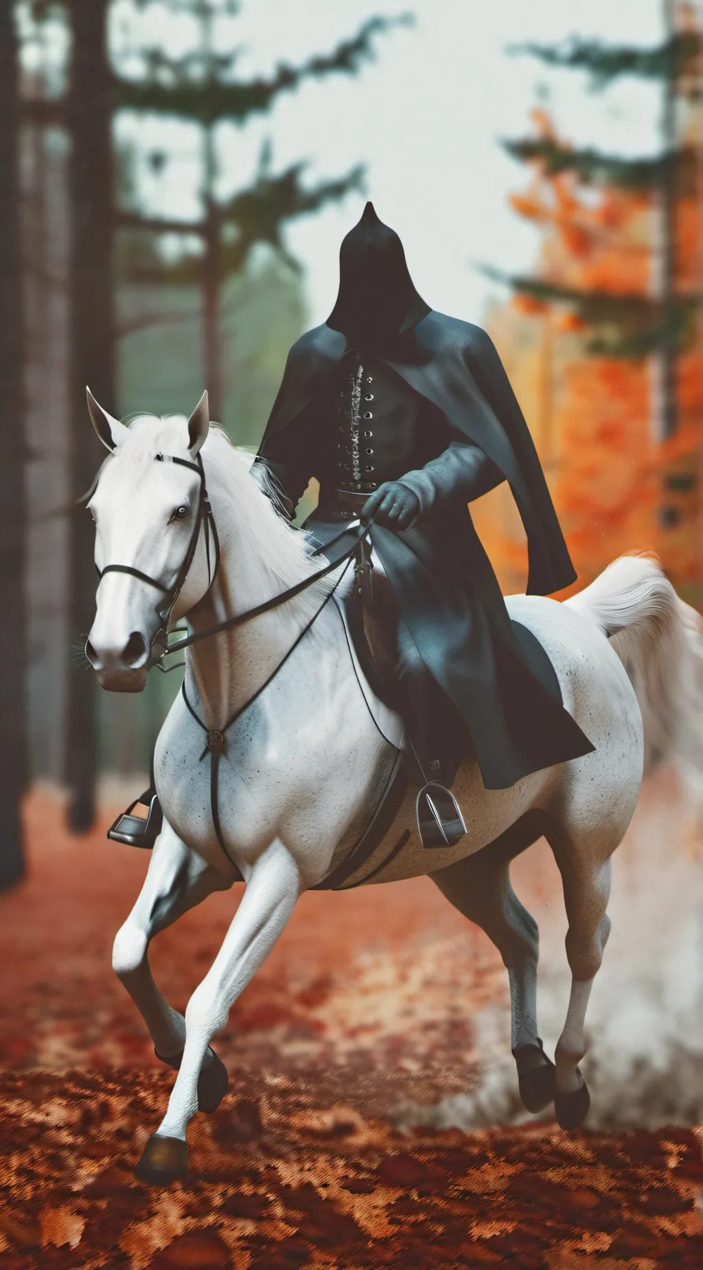 ai character: Headless Houseman background