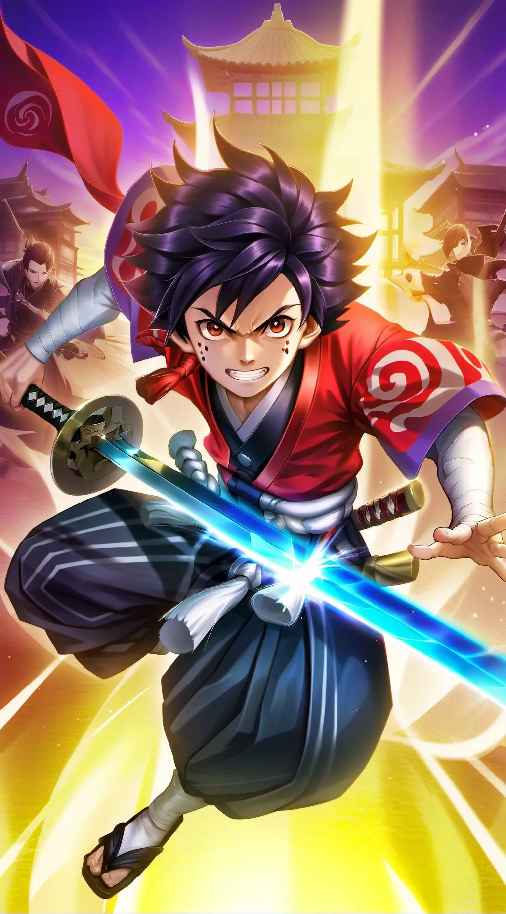 ai character: HASHIRA background