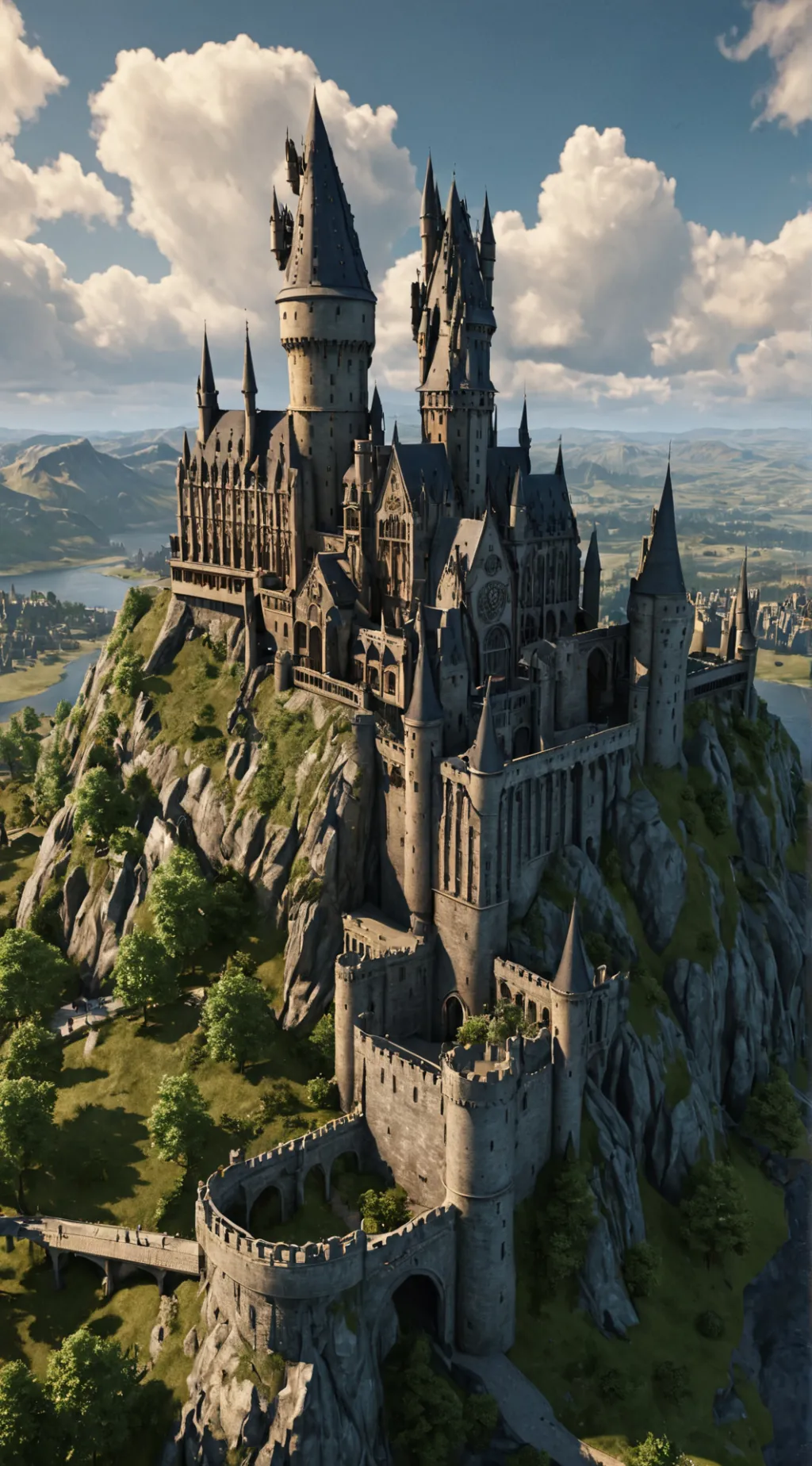 ai character: Hogwarts 👌 background