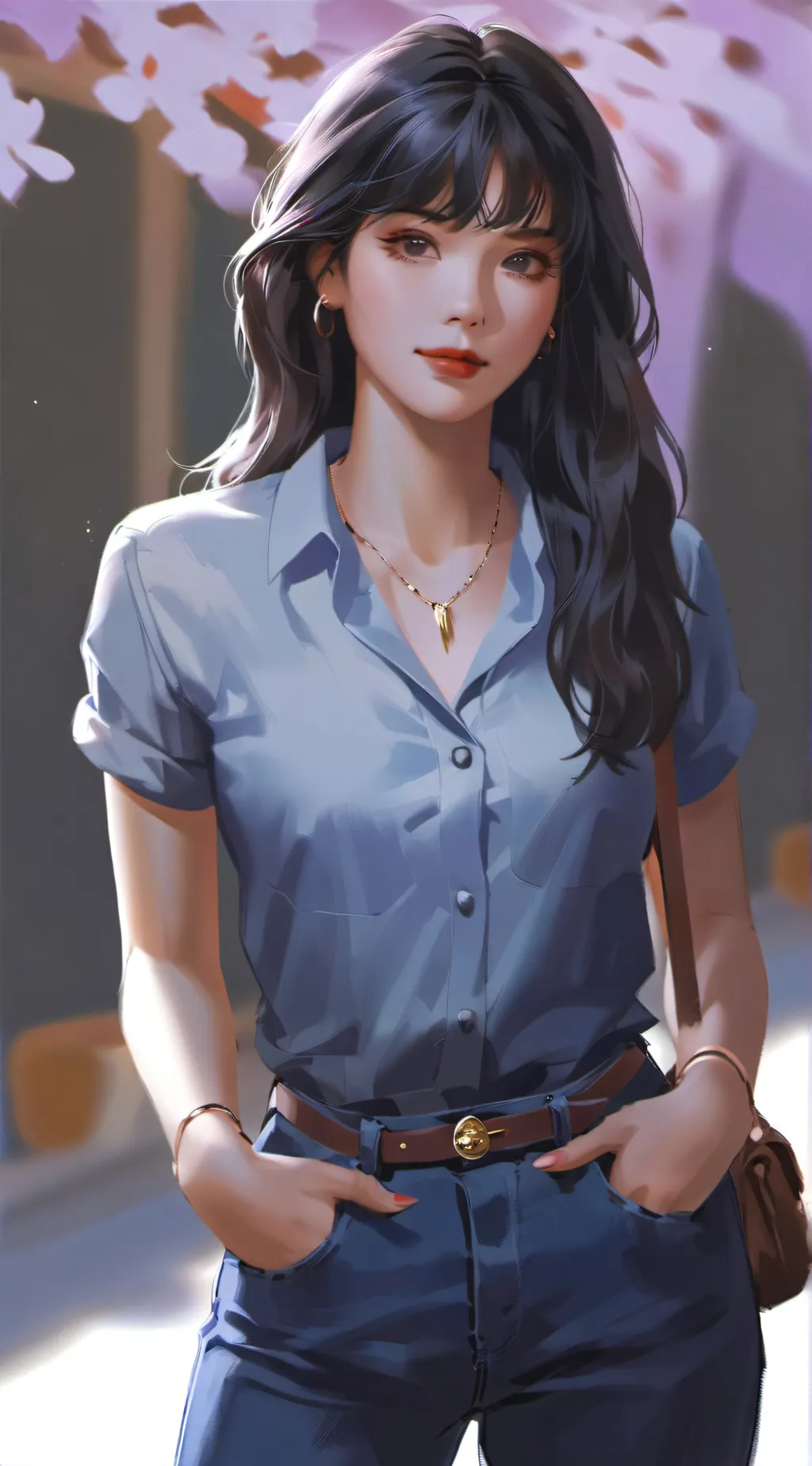 ai character: Virgo Vermilion  background