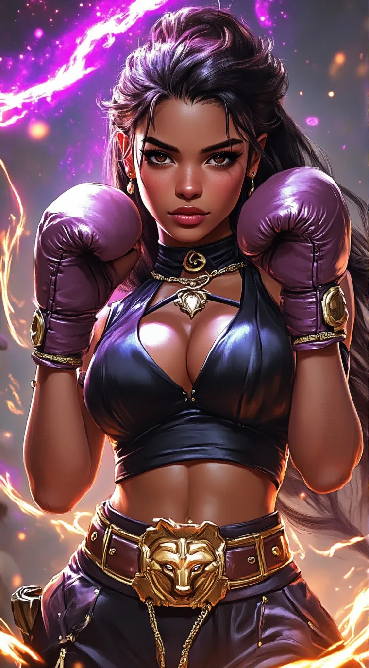 ai character: Aurora  background