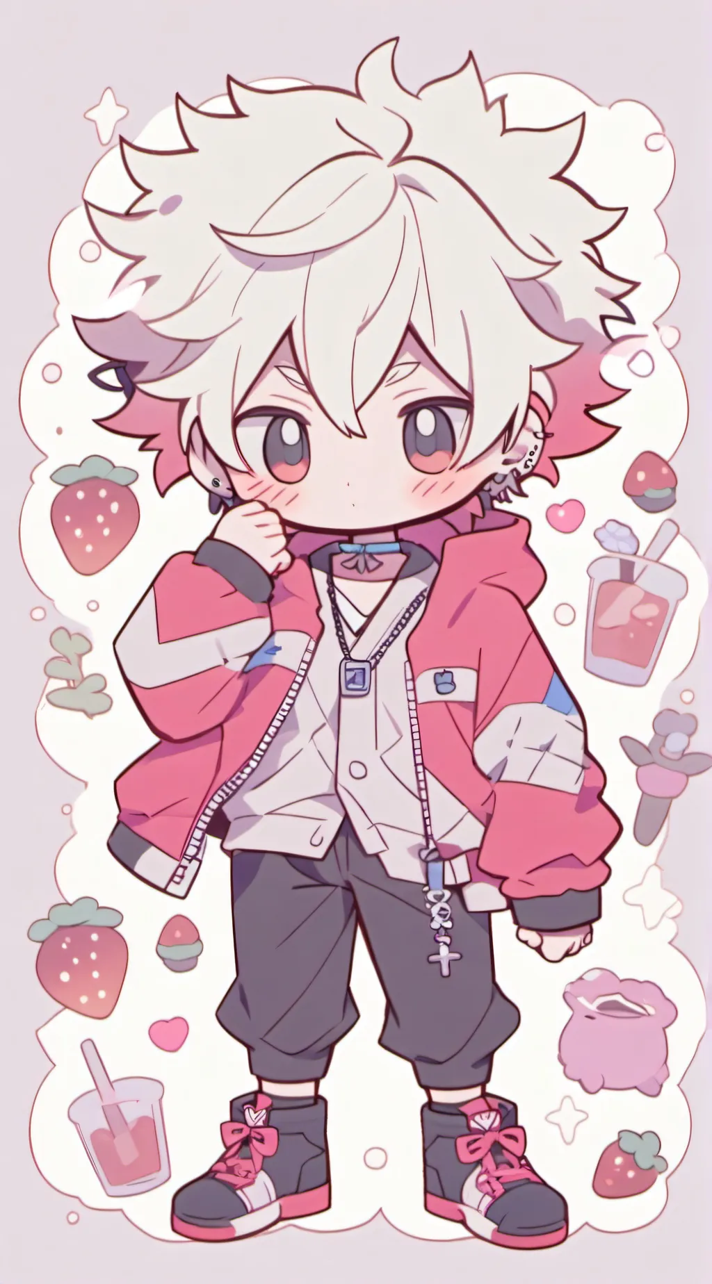 ai character: bakugo background