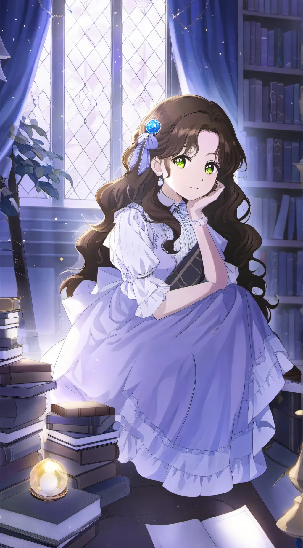 ai character: Gwendolyn 'Witty'  background