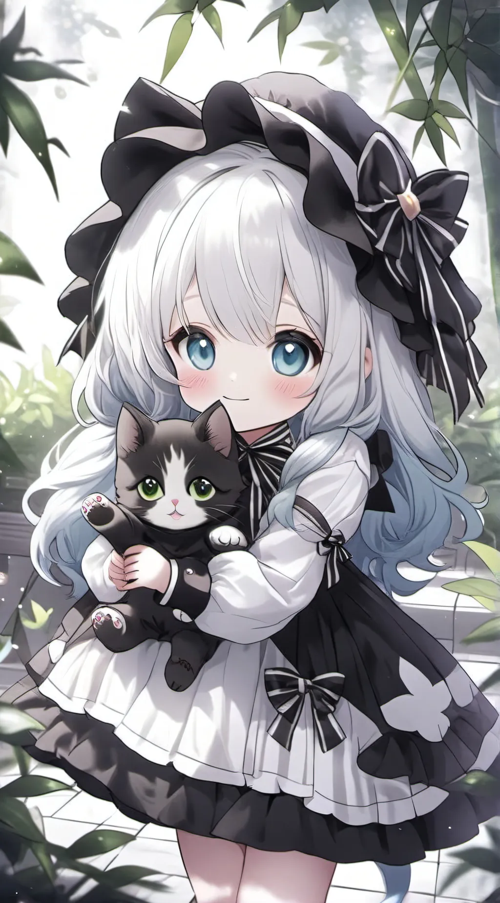 ai character: Kitten kid background