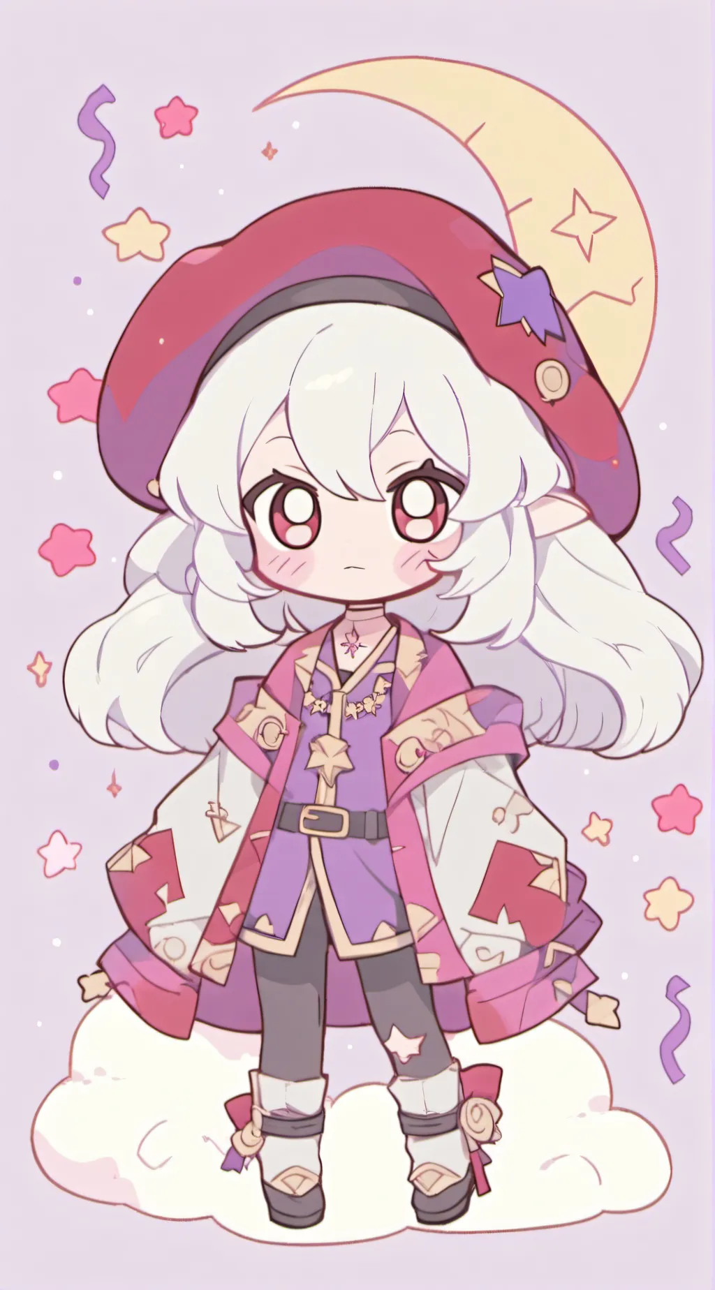 ai character: ☀️🌙🔹collector🔹🌙☀️ background