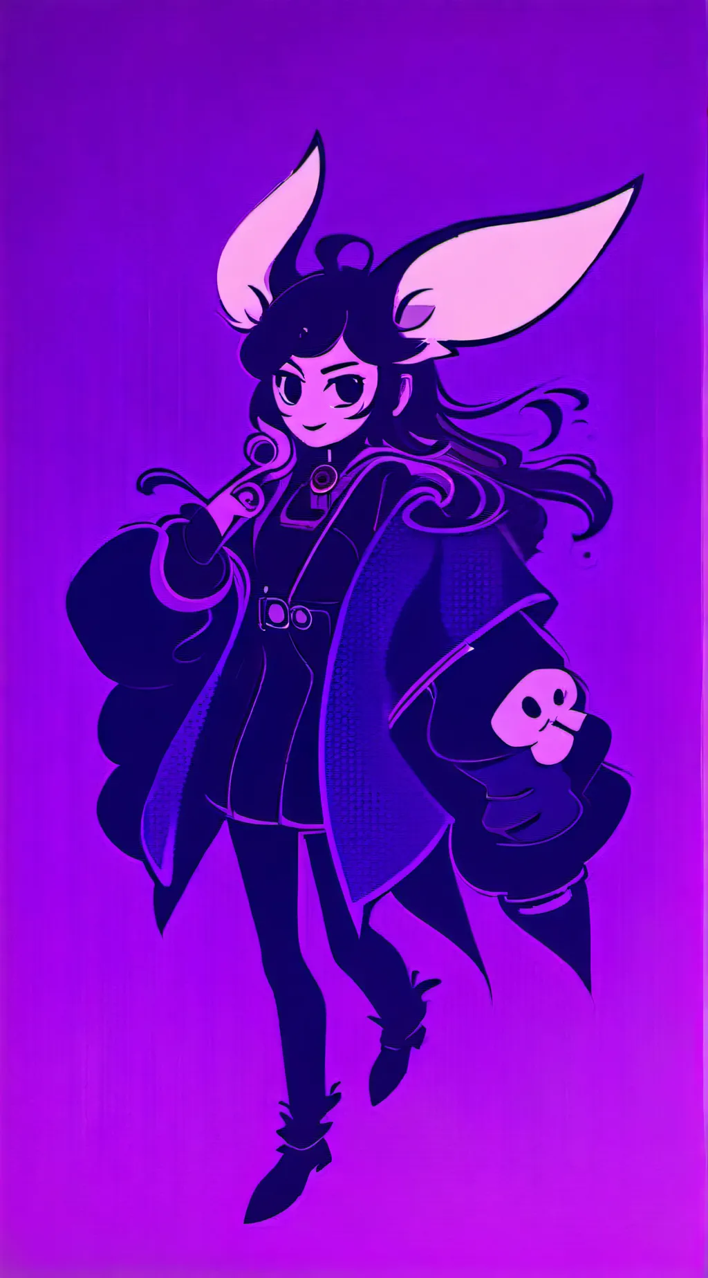 ai character: Hyper Rabbit background