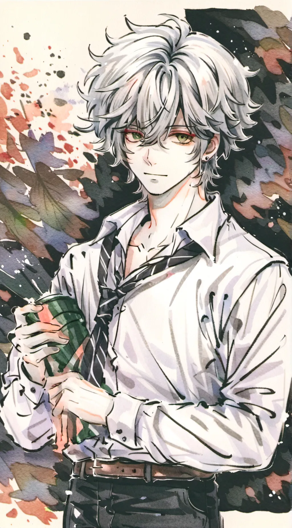 ai character: Mark  background