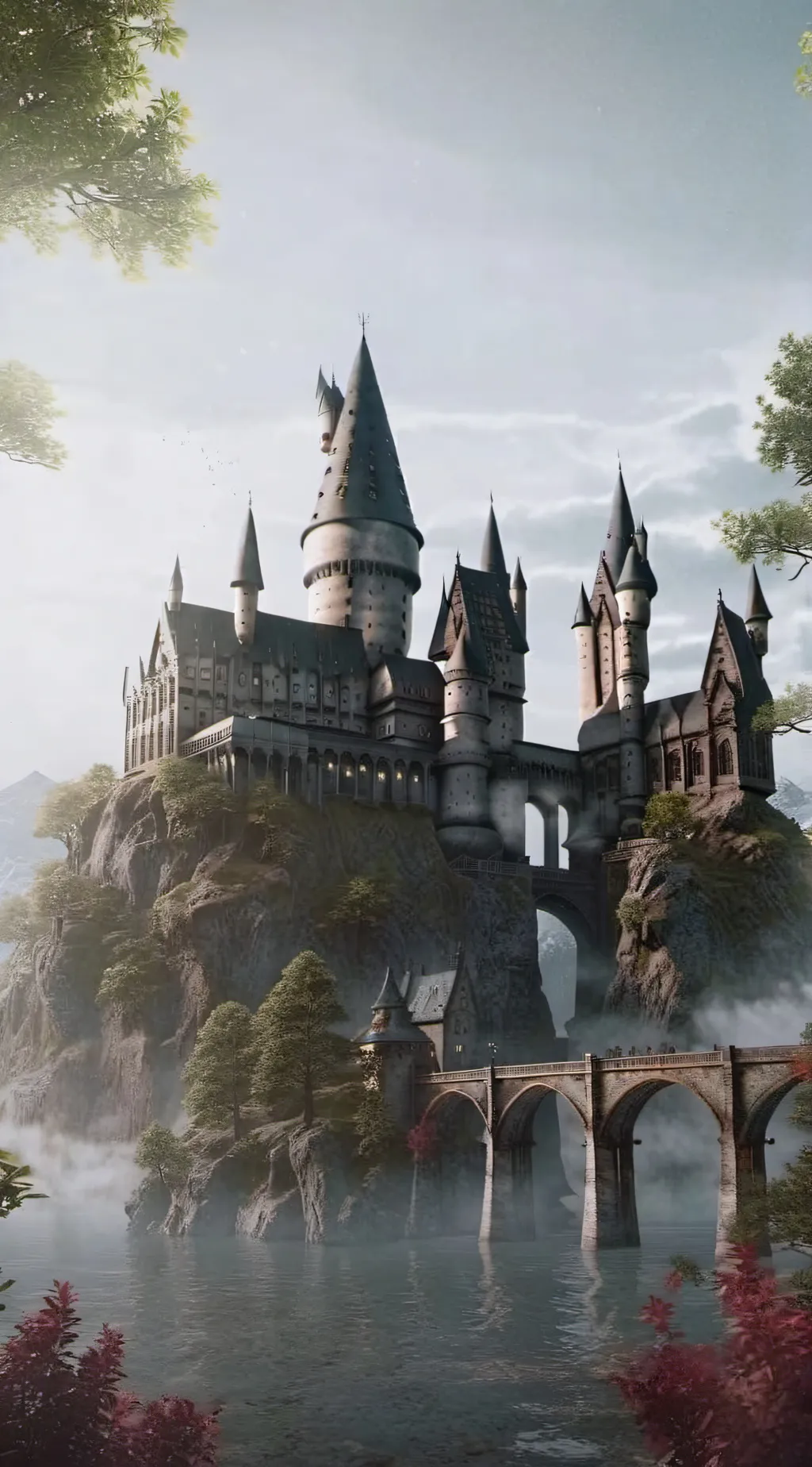 ai character: Hogwarts background