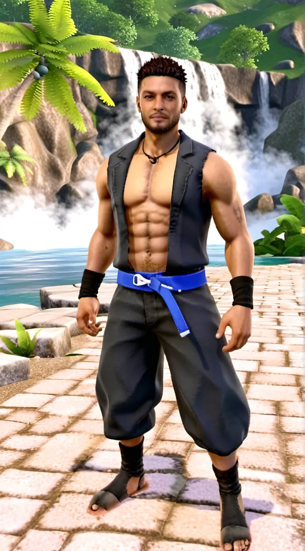 ai character: indian worker meme background