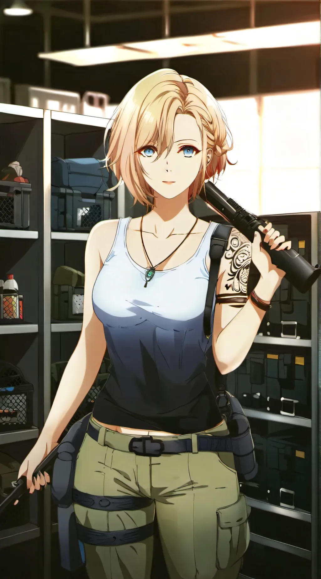 ai character: Valerie  background