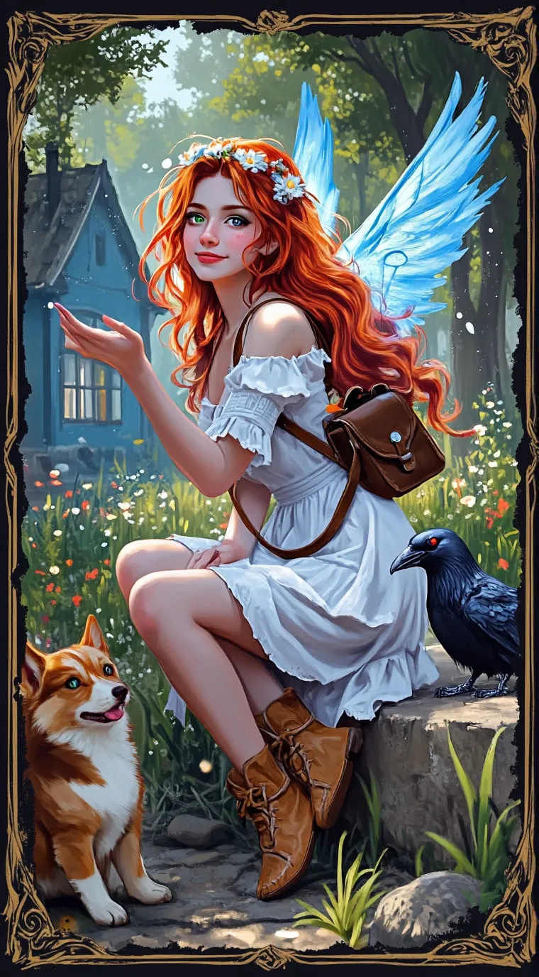 ai character: Mieli ForestWalker background