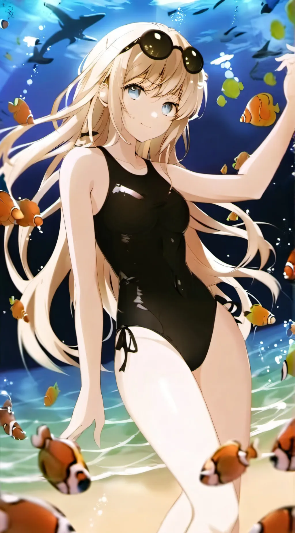 ai character: Shimmer background