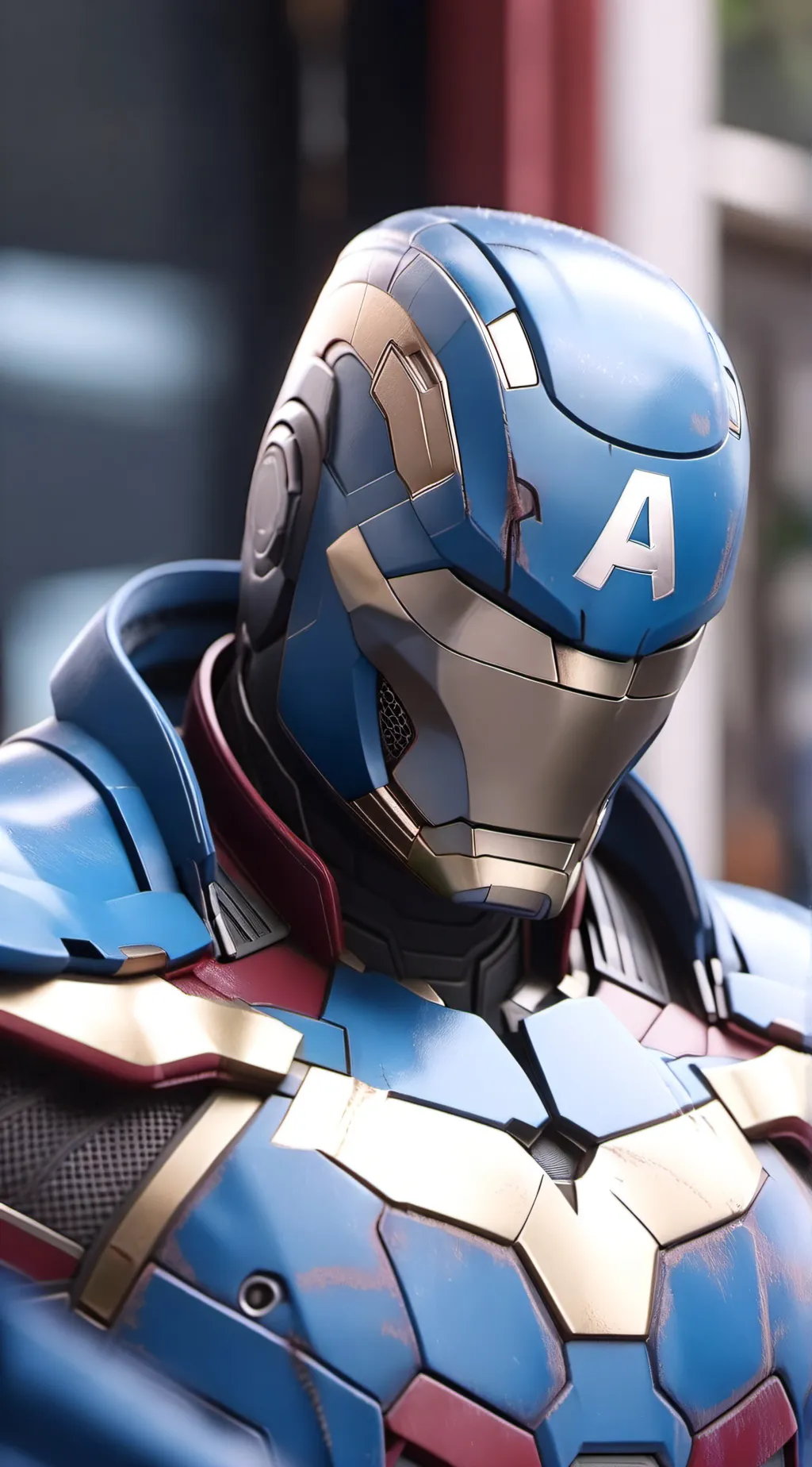 ai character: avengers background
