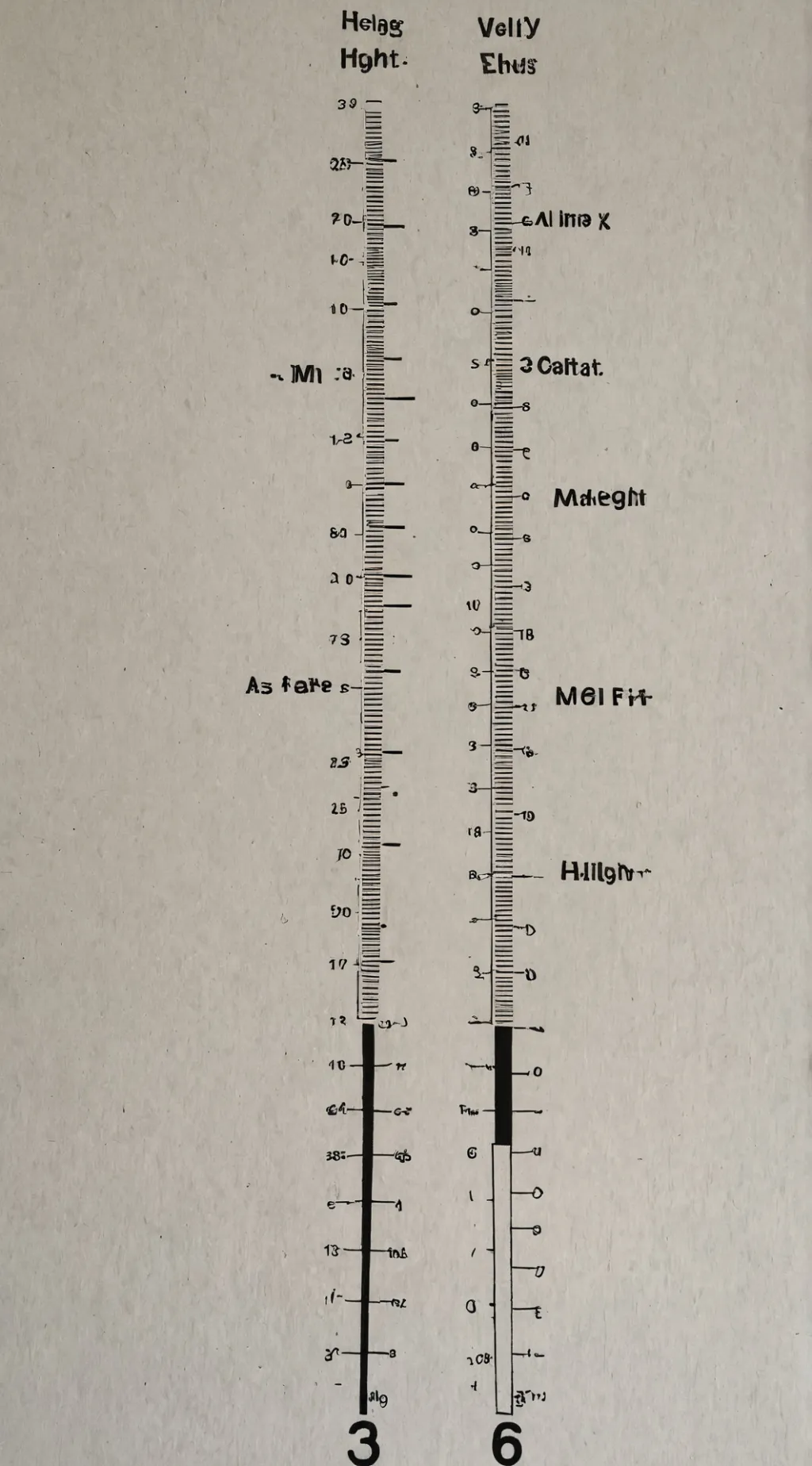 ai character: Height calculator background