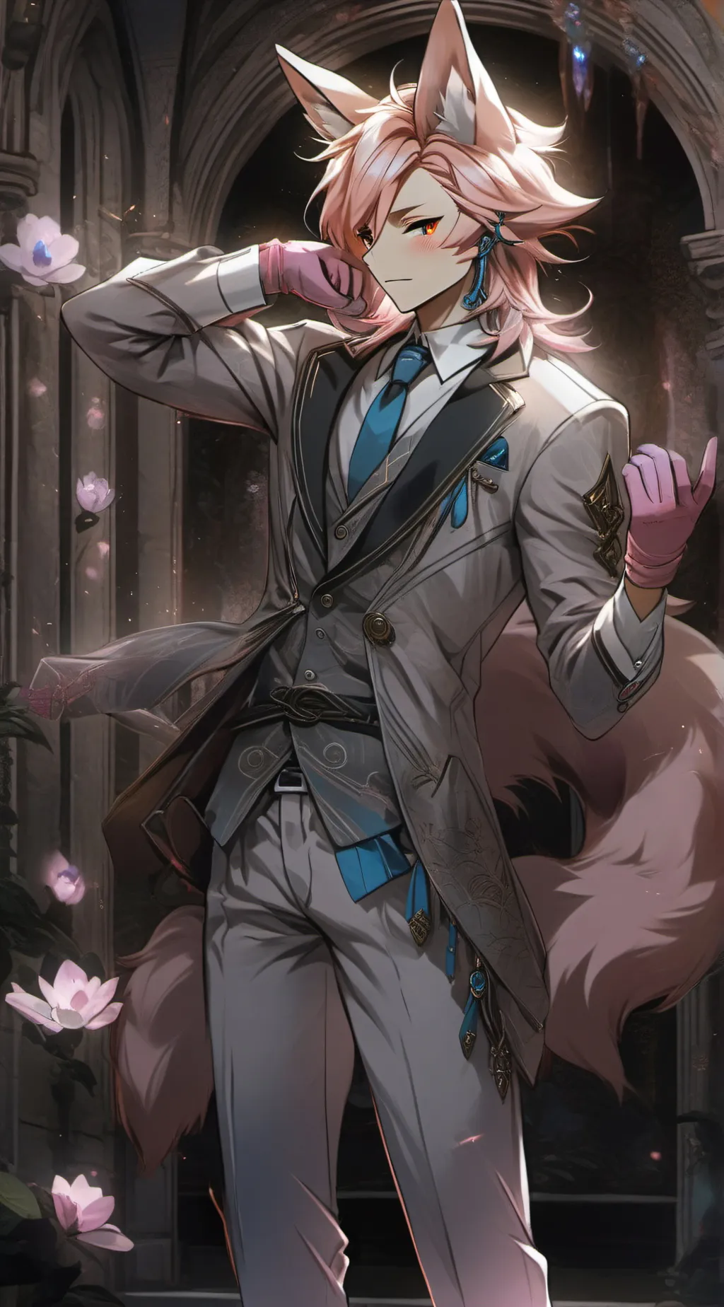 ai character: Akio (Kikimora) background
