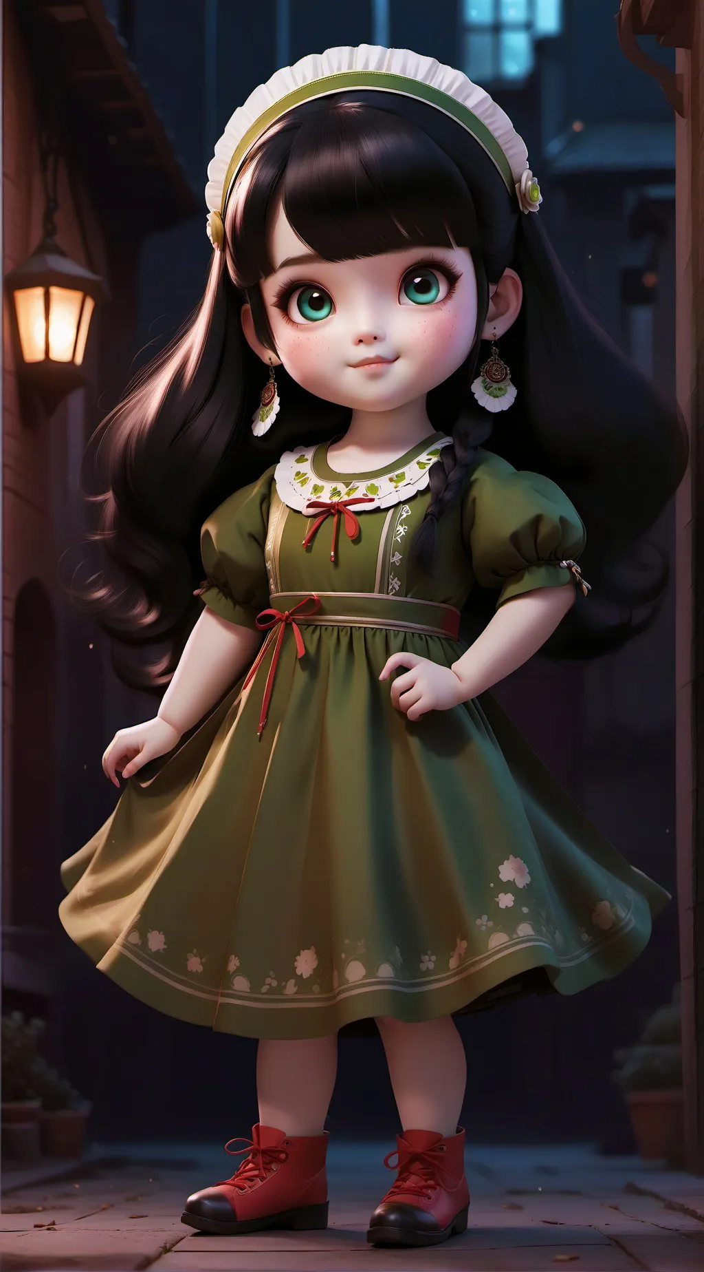 ai character: Fat little sister background