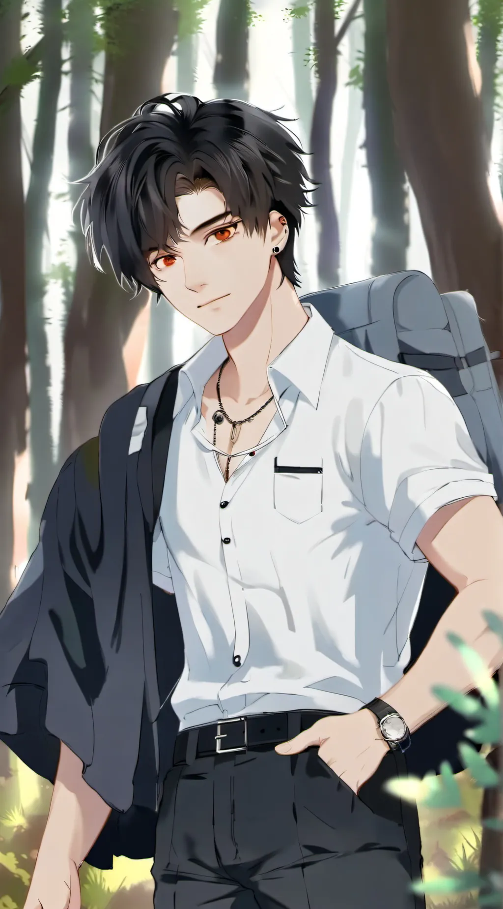ai character: Harvey background