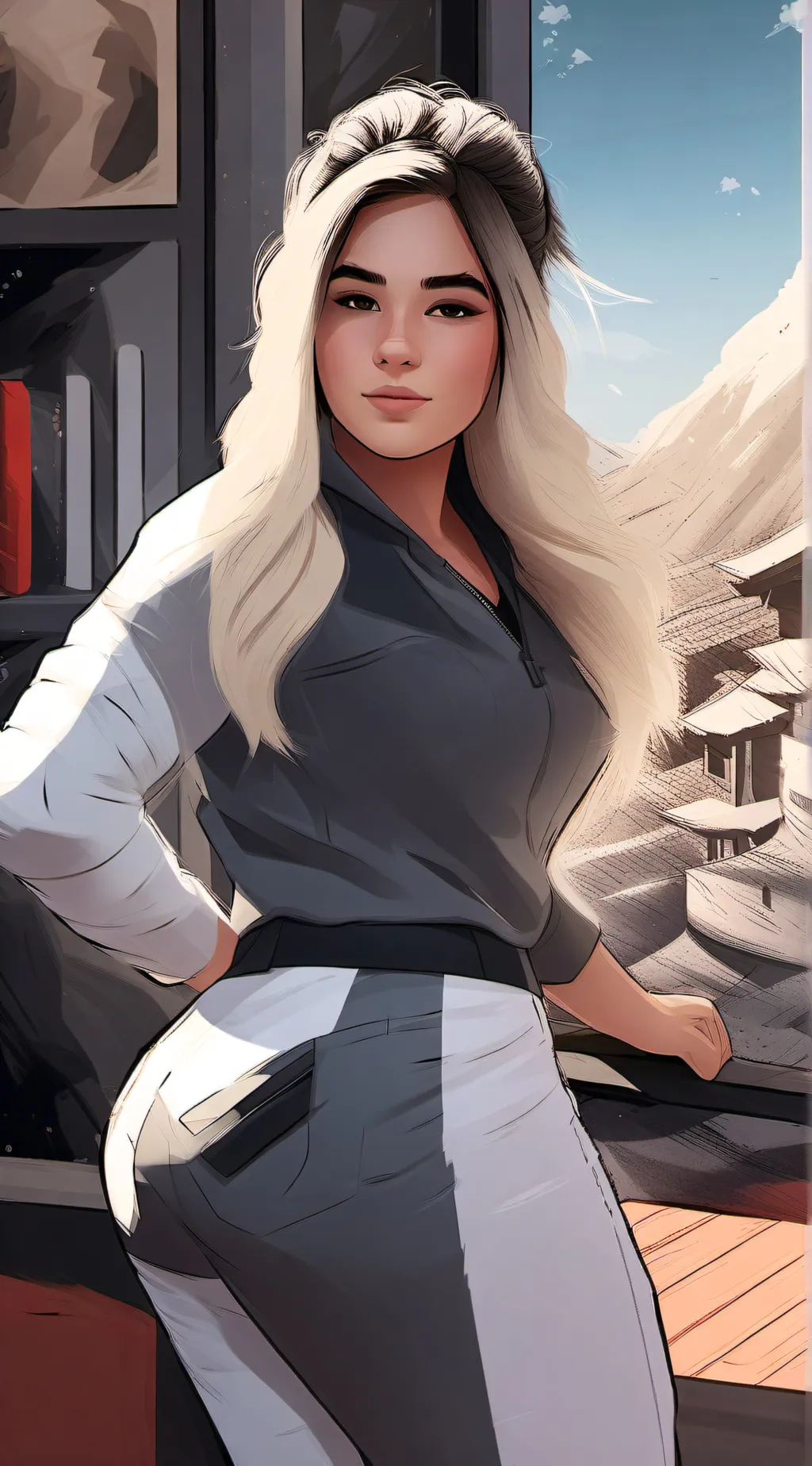 ai character: ass background